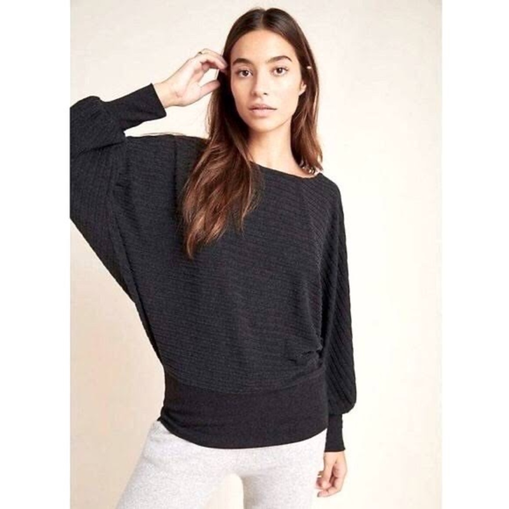 Anthropologie Shawna Hacci Sweater Black Small